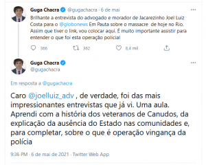 Guga Chacra no Twitter